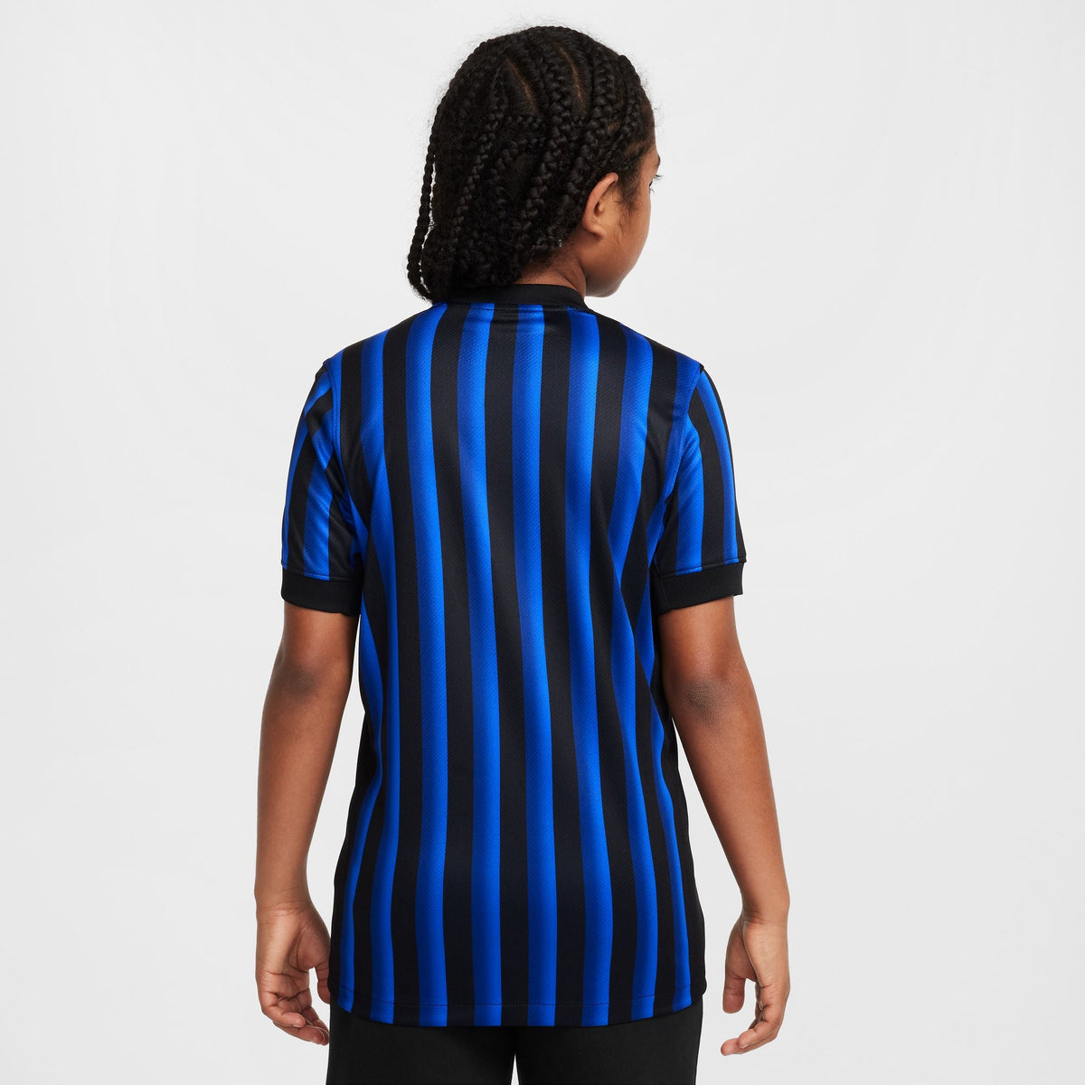 Nike Inter Milan 2025/26 Stadium Home Big Kids' Dri-FIT Soccer Replica Jersey product image 2, provided for visual reference