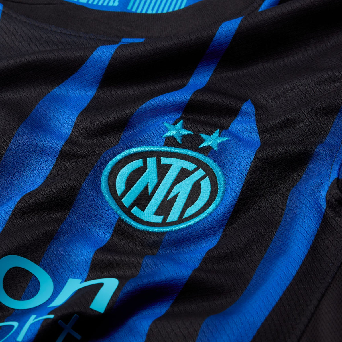 Nike Inter Milan 2025/26 Stadium Home Big Kids' Dri-FIT Soccer Replica Jersey product image 3, provided for visual reference
