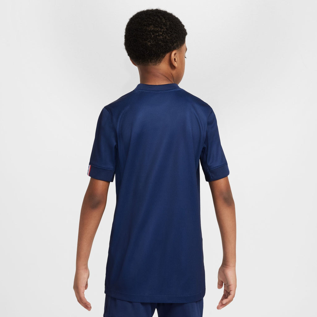Nike Paris Saint-Germain 2025/26 Stadium Home Big Kids' Dri-FIT Soccer Replica Jersey product image 2, provided for visual