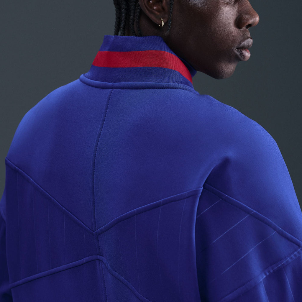 Nike FC Barcelona Academy Pro Home Men Dri-FIT Soccer Anthem Jacket product image 5, provided for visual reference and