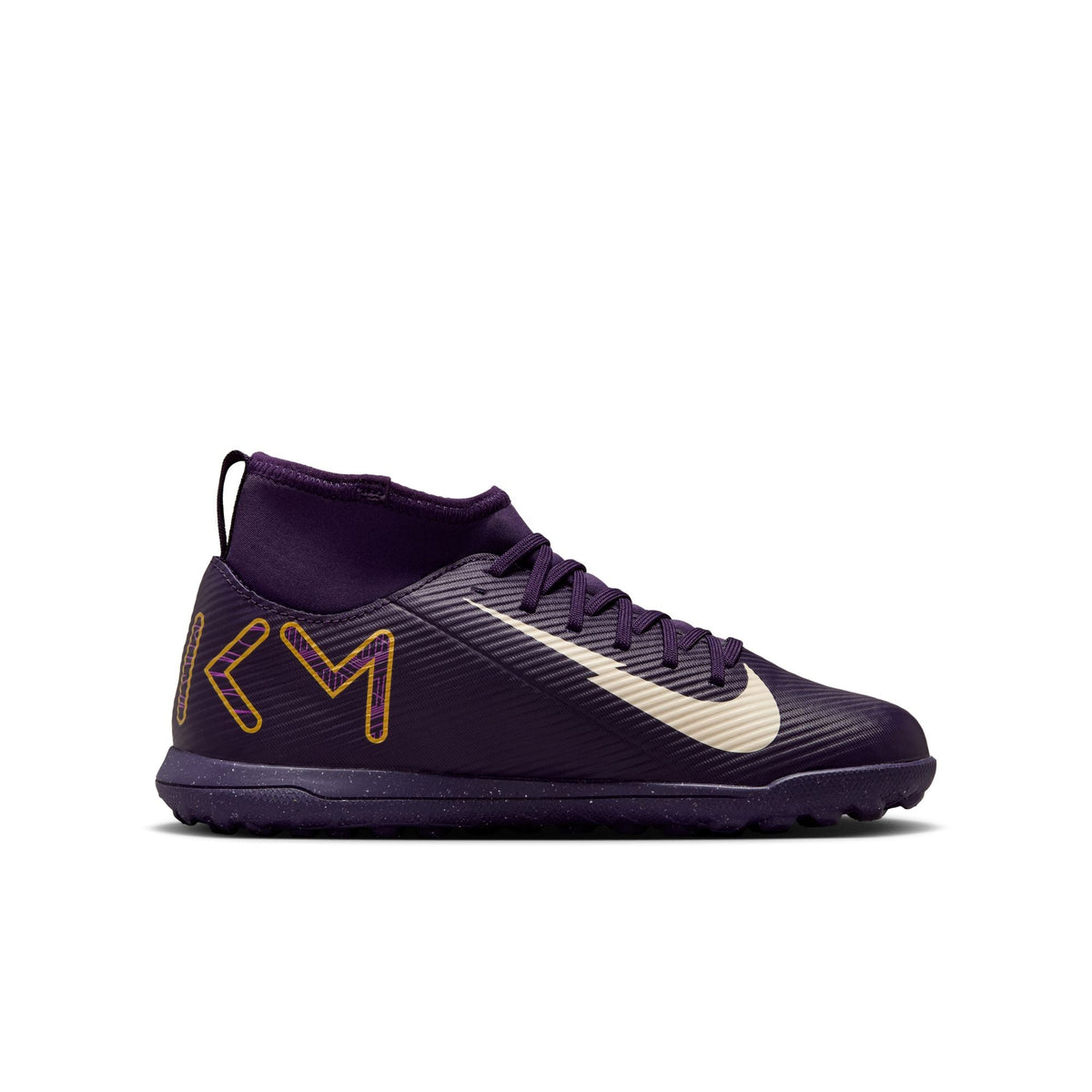 Nike Jr. Mercurial Superfly 10 Club "Kylian Mbappé" Big Kids' TF High-Top Soccer Shoes product image 4, provided for visual