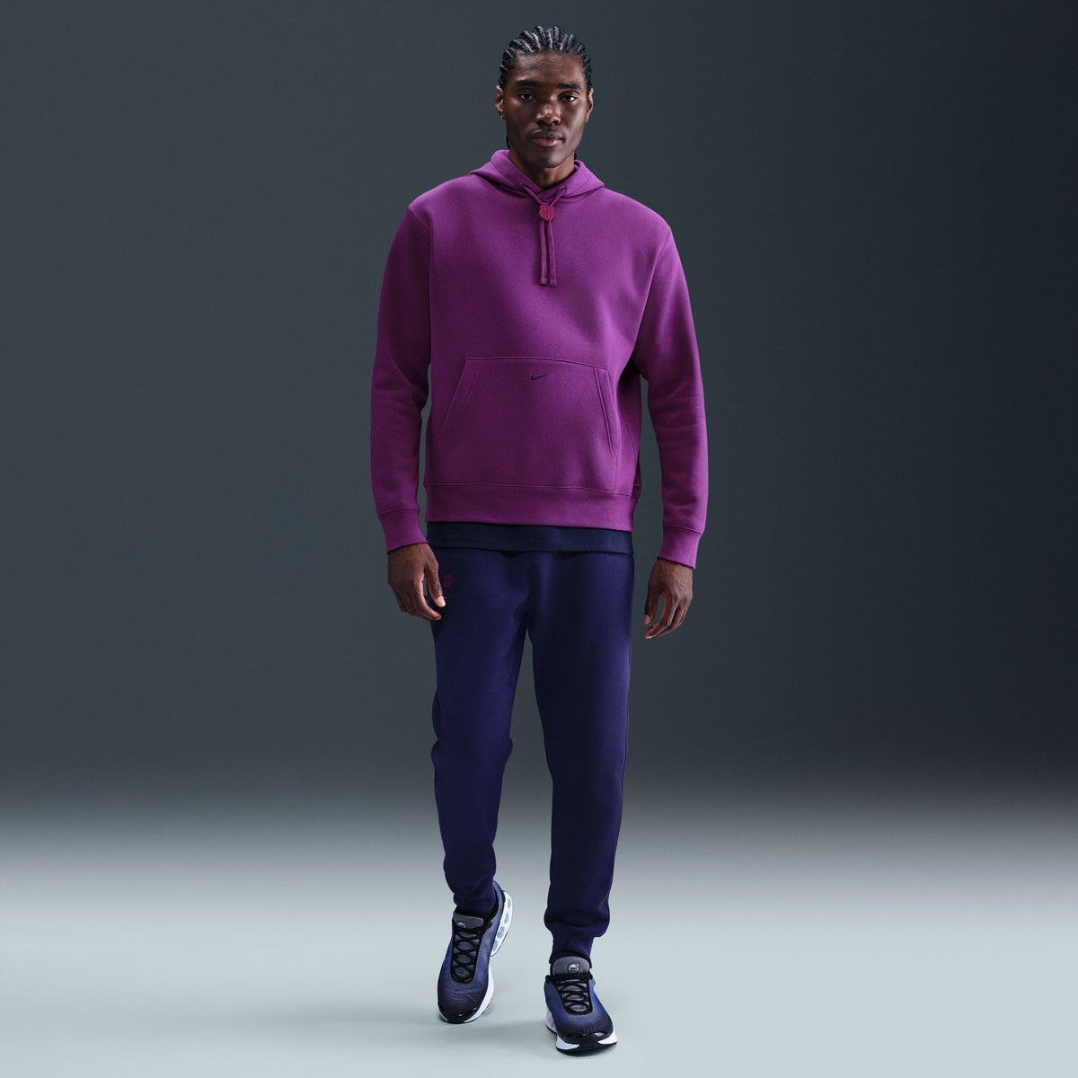 Nike FC Barcelona Club Men Soccer Pullover Hoodie product image 1, provided for visual reference and product detail review