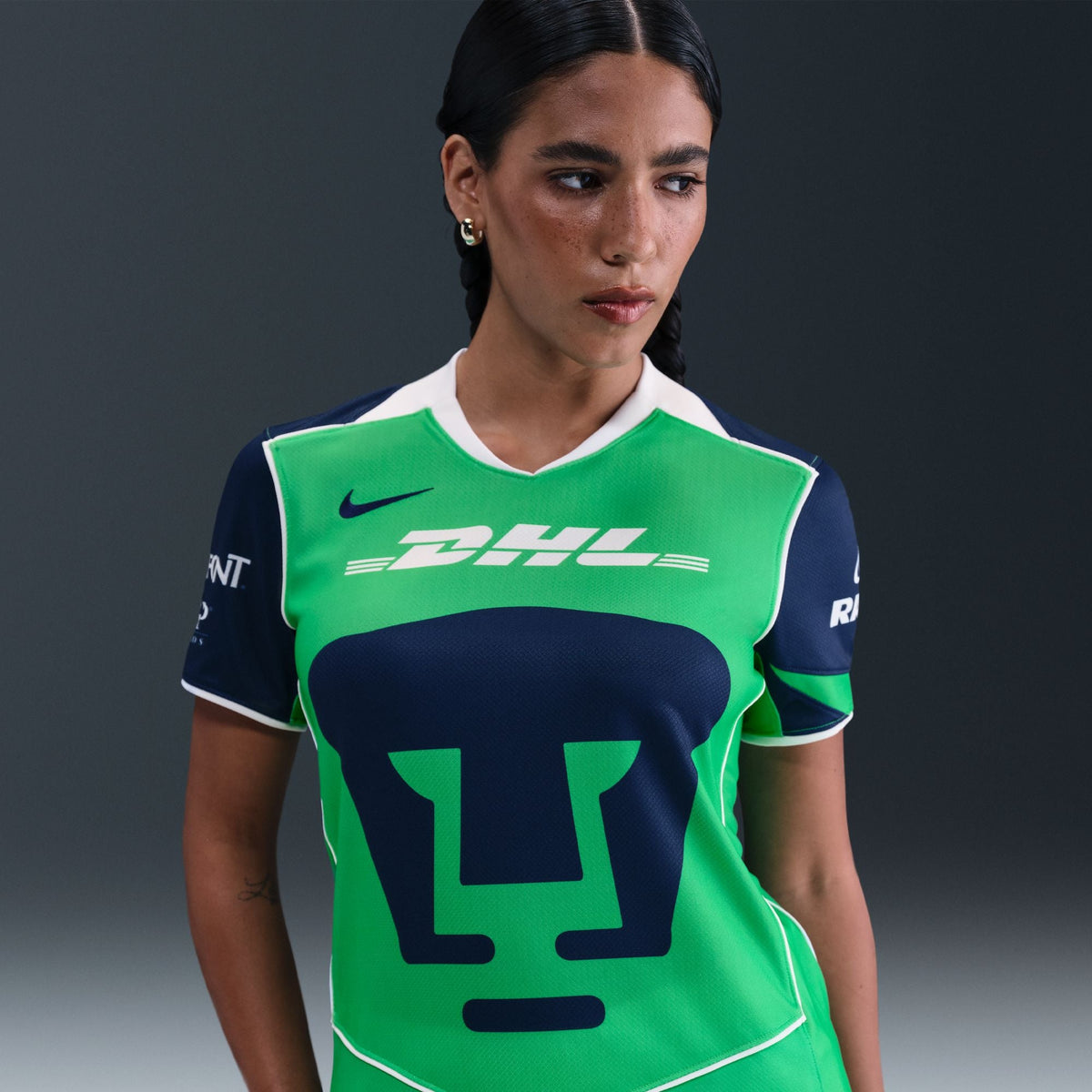 Nike Pumas UNAM 2025/26 Stadium Third Women Dri-FIT Total 90 Soccer Replica Jersey product image 1, provided for visual