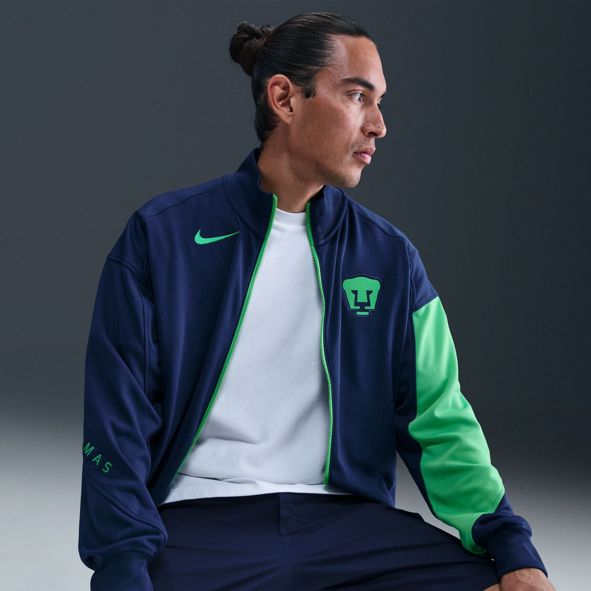 Nike Pumas UNAM Academy Pro Third Men Dri-FIT Total 90 Soccer Anthem Jacket product image 1, provided for visual reference