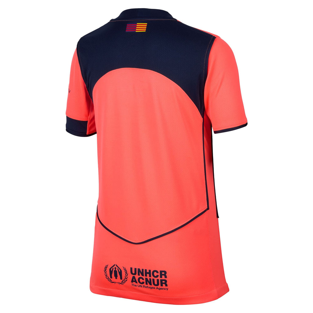 Nike FC Barcelona 2025/26 Stadium Third Big Kids' Dri-FIT Total 90 Soccer Replica Jersey product image 8, provided for
