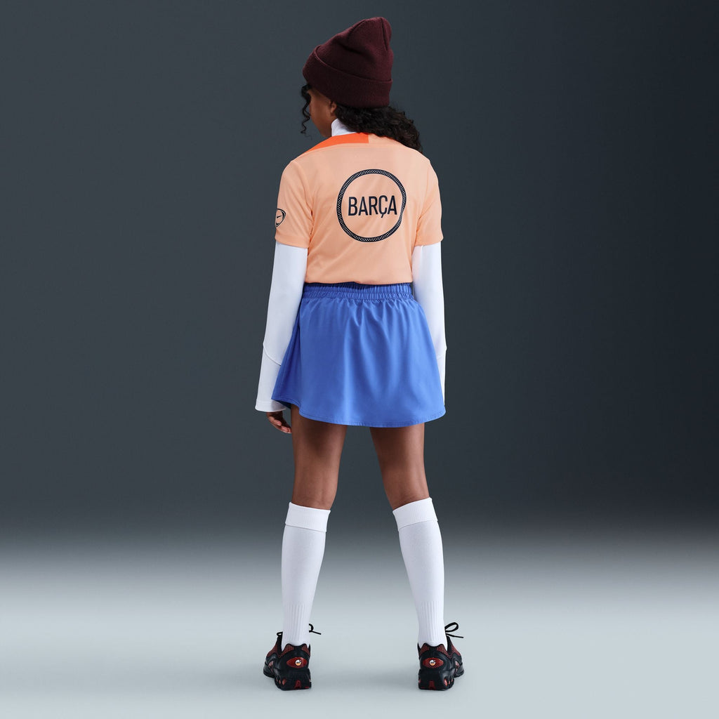 Nike FC Barcelona Strike Third Big Kids' Dri-FIT Total 90 Soccer Knit Top product image 2, provided for visual reference and