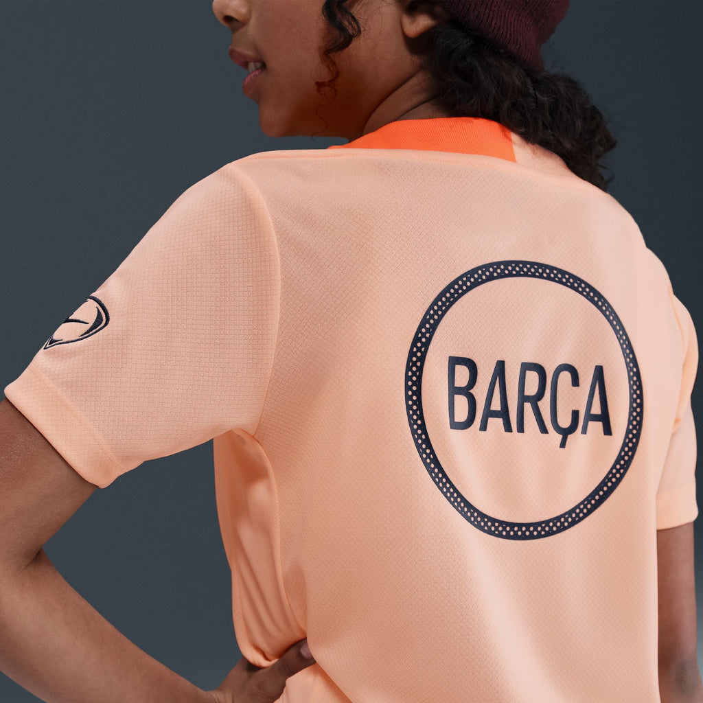 Nike FC Barcelona Strike Third Big Kids' Dri-FIT Total 90 Soccer Knit Top product image 4, provided for visual reference and