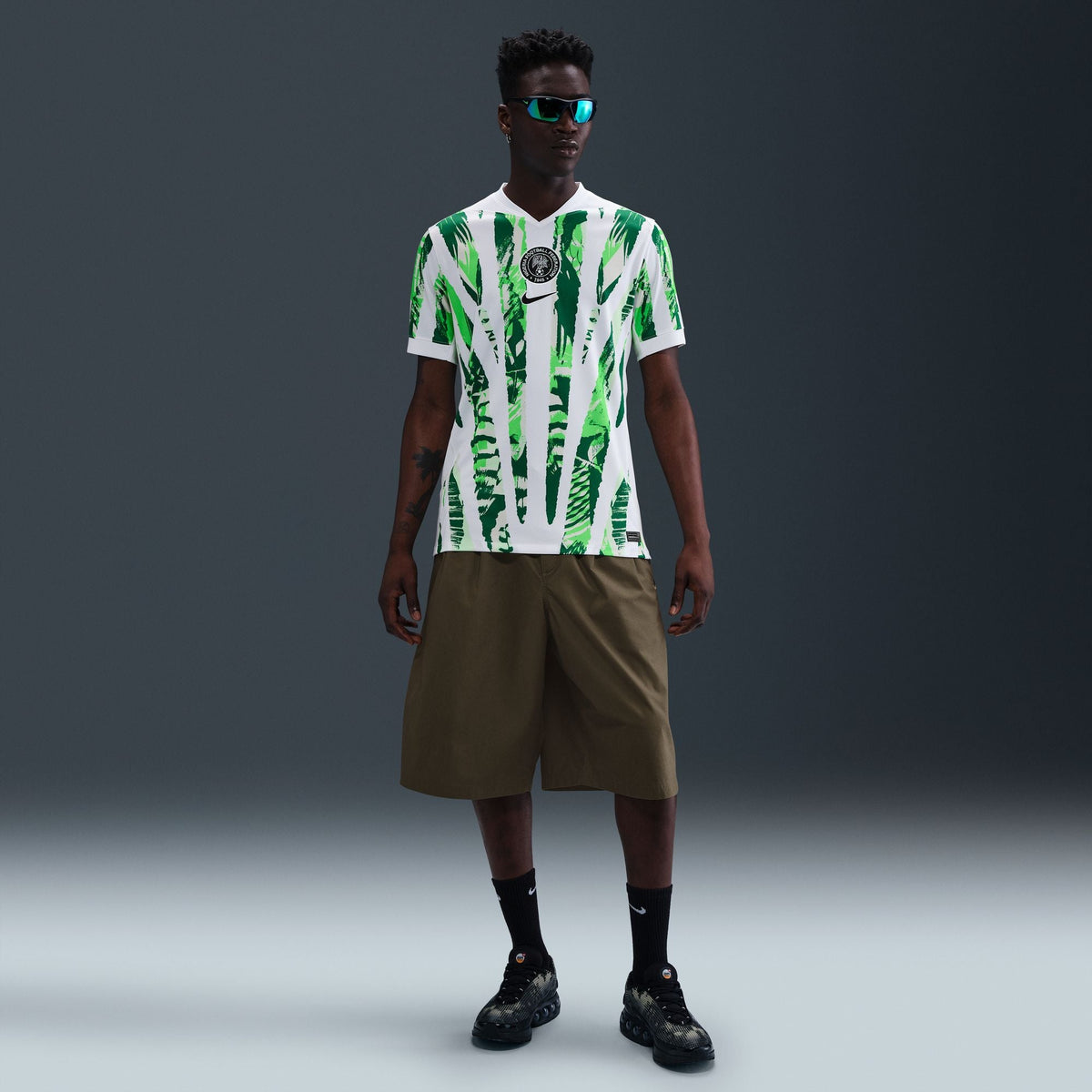 Nigeria 2025 Stadium Away (Women Team) Men Nike Dri-FIT Soccer Replica Jersey product image 1, provided for visual reference