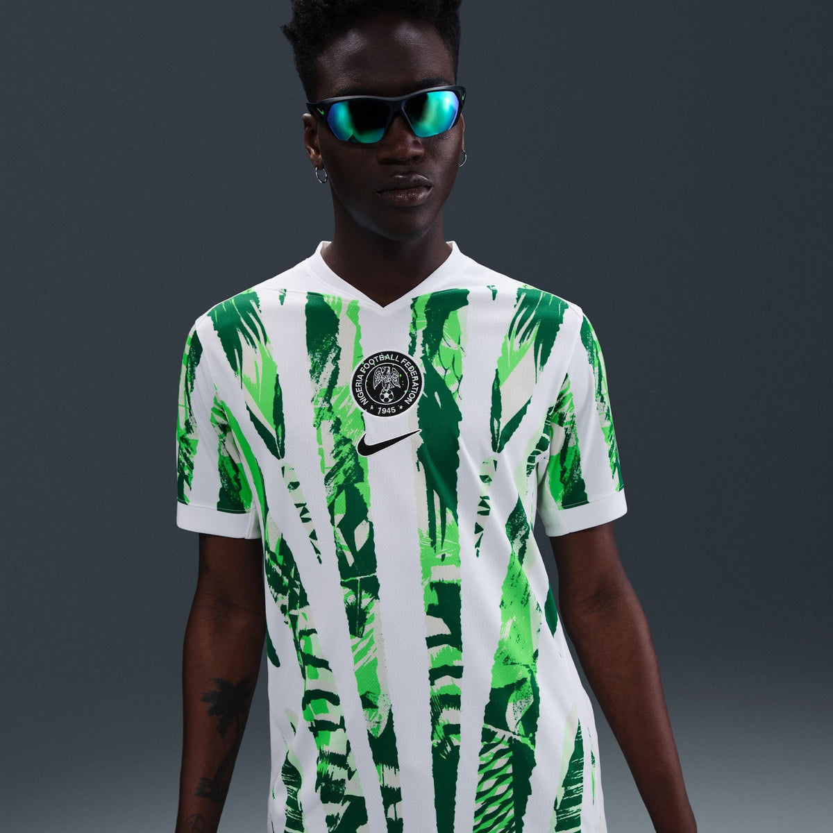 Nigeria 2025 Stadium Away (Women Team) Men Nike Dri-FIT Soccer Replica Jersey product image 4, provided for visual reference