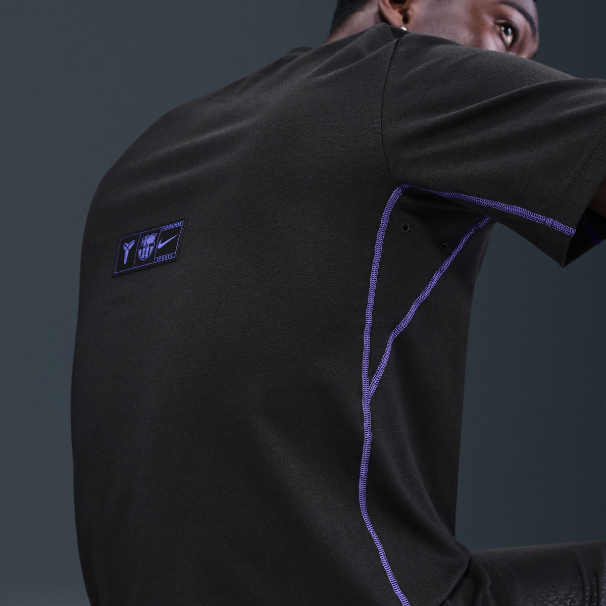 Nike Kobe Bryant FC Barcelona Primary Away Men Dri-FIT Soccer Short-Sleeve Top product image 4, provided for visual