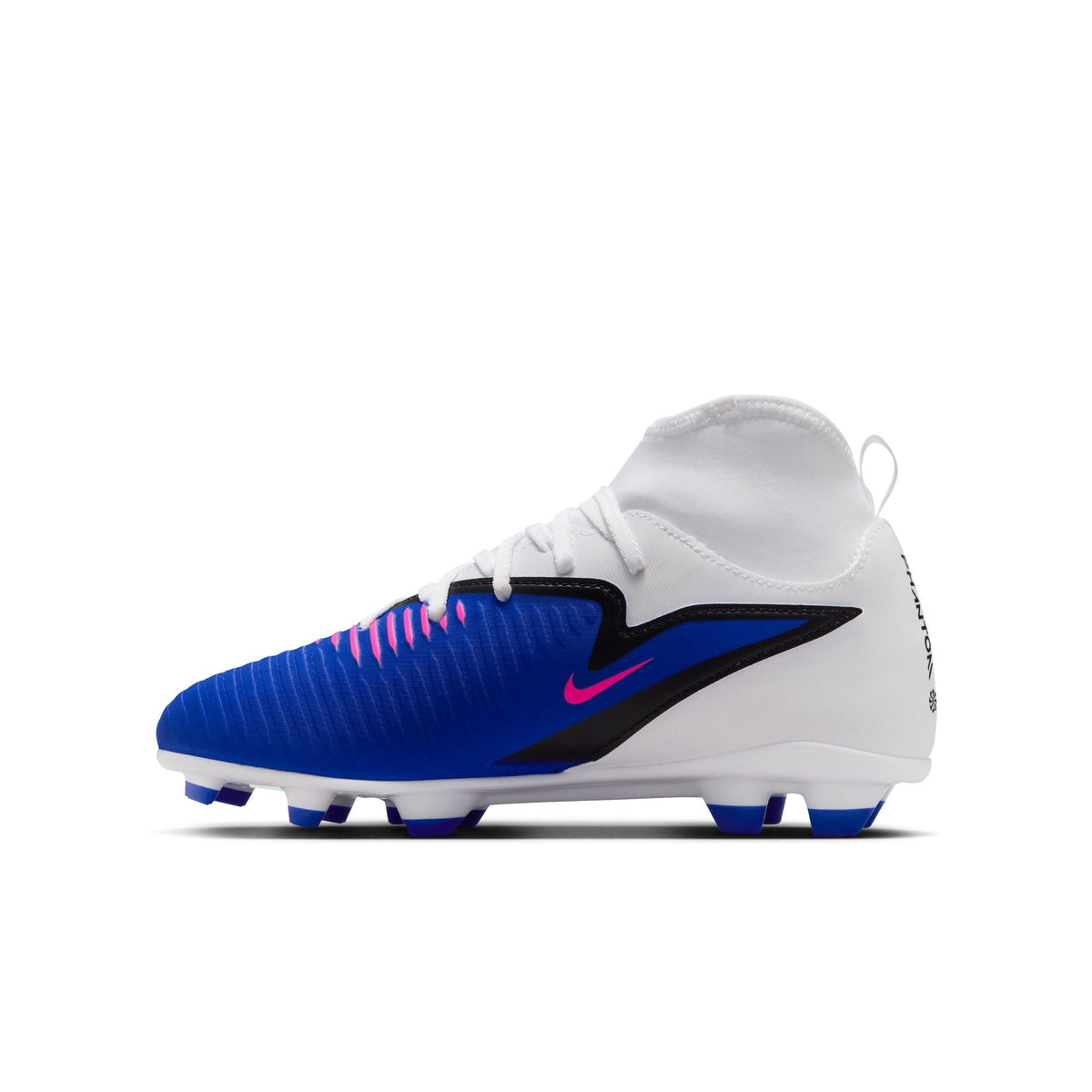 Nike Jr. Phantom 6 High Club Big Kids' Multi-Ground Soccer Cleats product image 2, provided for visual reference and product