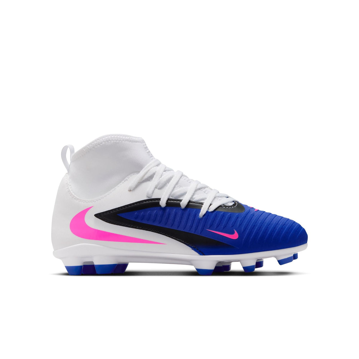 Nike Jr. Phantom 6 High Club Big Kids' Multi-Ground Soccer Cleats product image 3, provided for visual reference and product