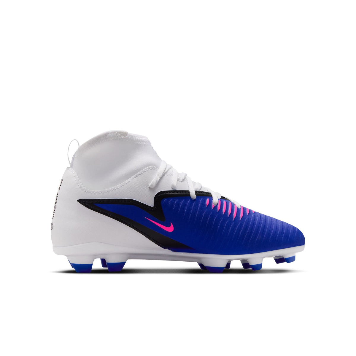 Nike Jr. Phantom 6 High Club Big Kids' Multi-Ground Soccer Cleats product image 4, provided for visual reference and product