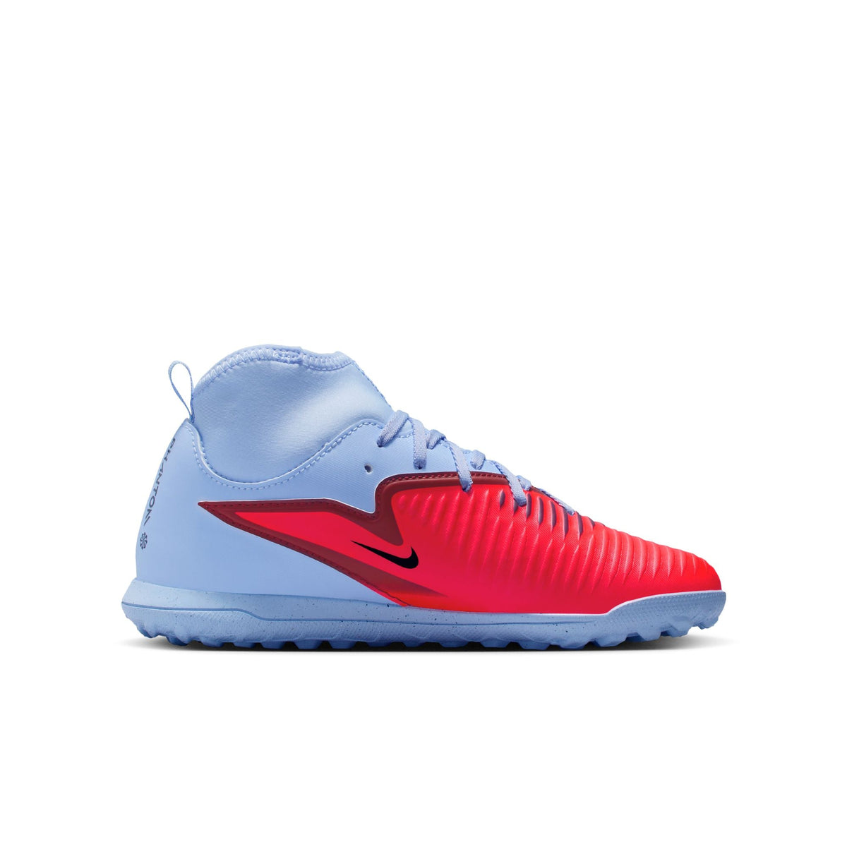 Nike Jr Phantom 6 High Club Turf Soccer Shoes product image 4, provided for visual reference and product detail review