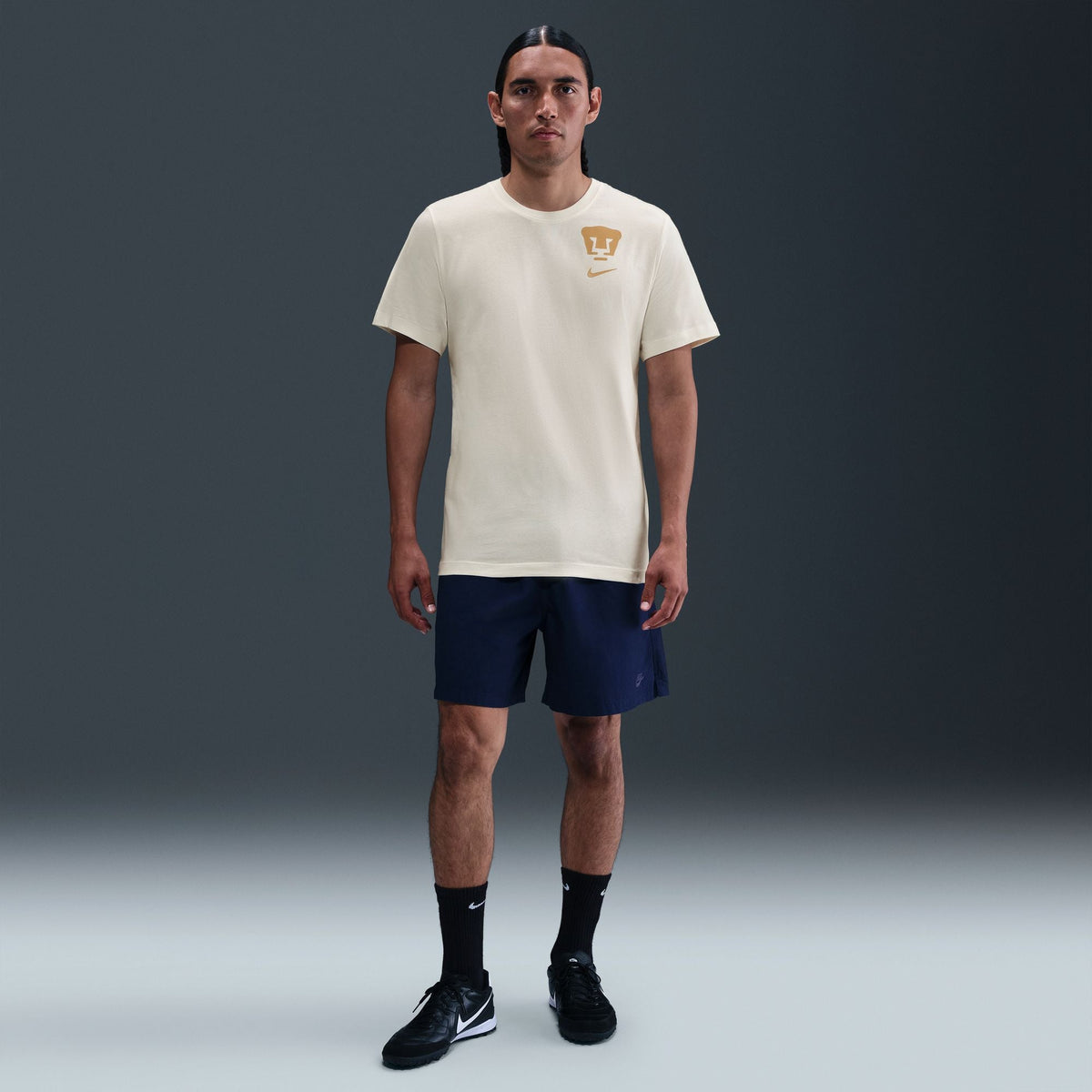 Nike Pumas UNAM Crest T-Shirt product image 1, provided for visual reference and product detail review