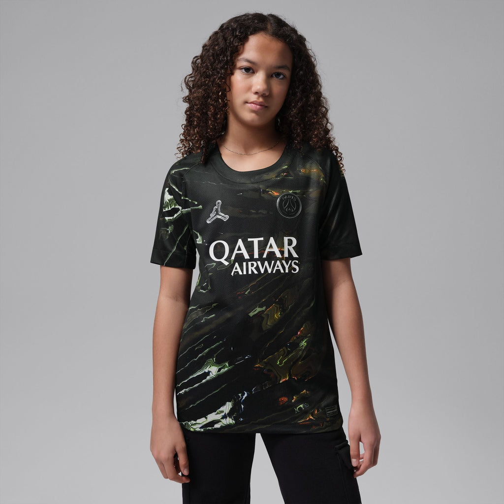 Nike Paris Saint-Germain 2026 Stadium SE Big Kids' Dri-FIT Soccer Replica Jersey product image 1, provided for visual