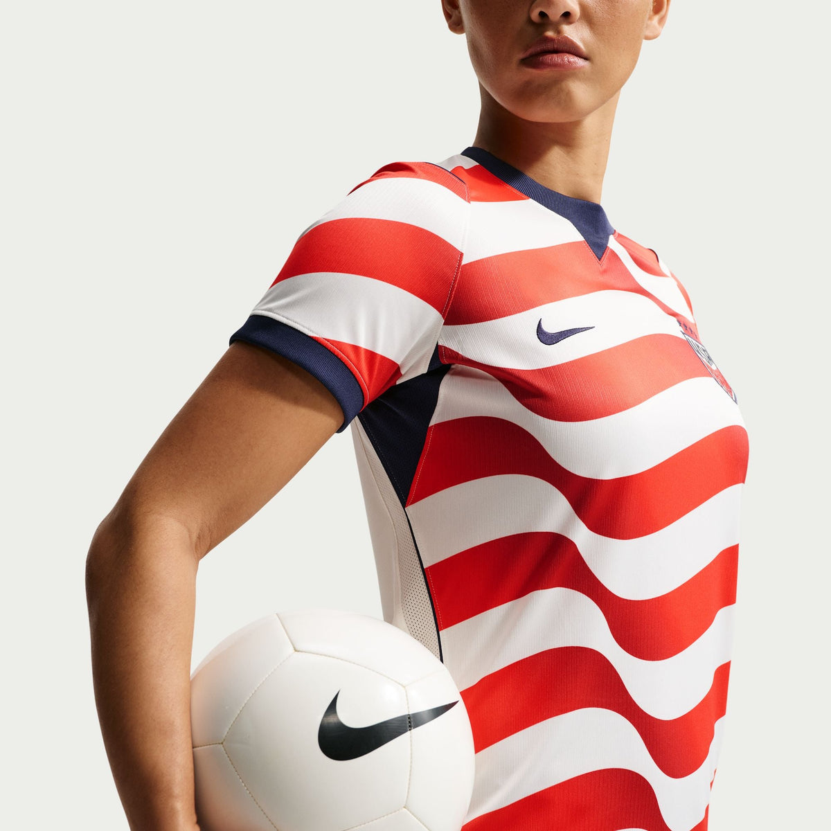 Nike USA 2026 Stadium Home Women Nike Dri-FIT Soccer Replica Jersey product image 4, provided for visual reference and