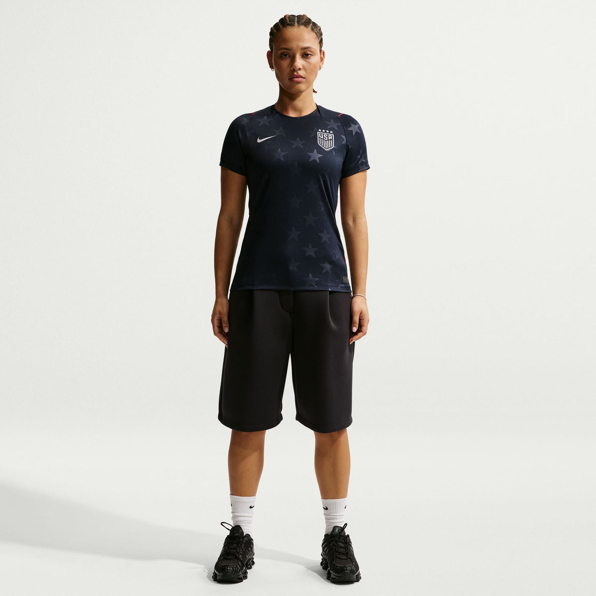 Nike USA 2026 Stadium Away Women Nike Dri-FIT Soccer Replica Jersey product image 1, provided for visual reference and