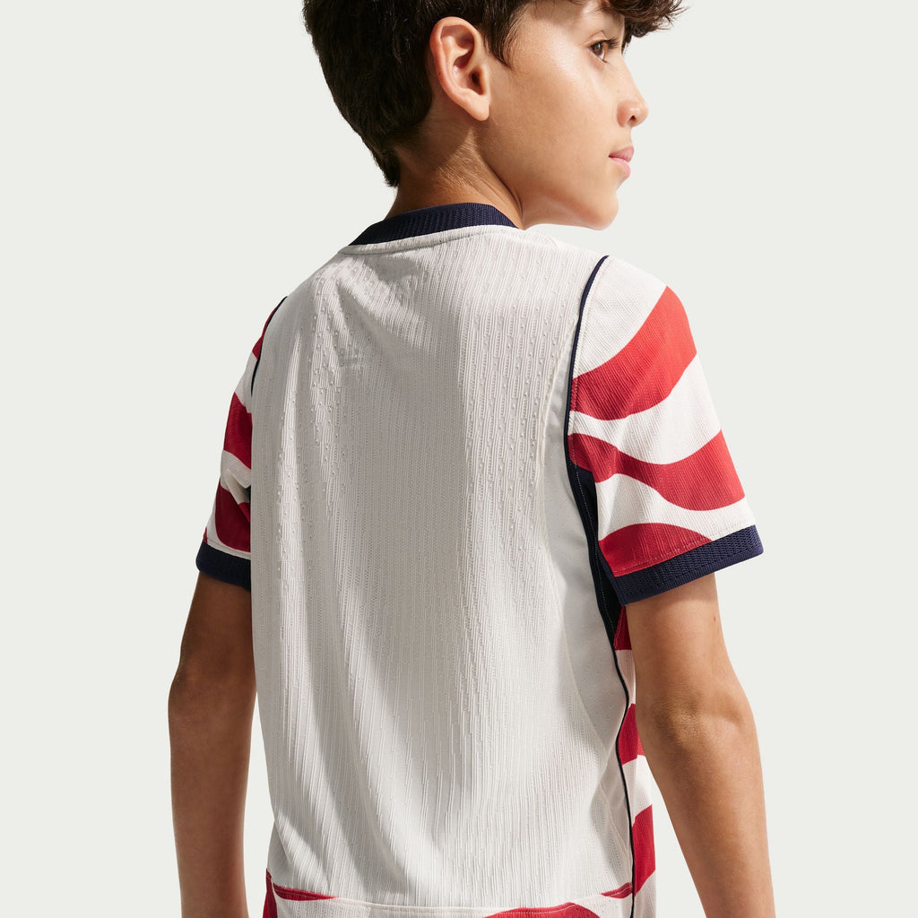 Nike USA 2026/27 Match Home Big Kids' Nike Aero-FIT Soccer Authentic Jersey product image 3, provided for visual reference