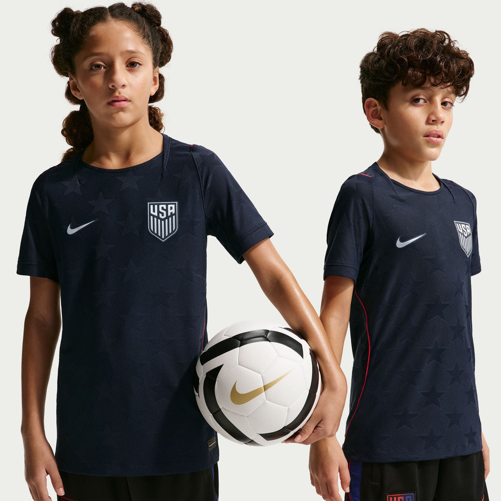 Nike USA 2026/27 Match Away Big Kids' Nike Aero-FIT Soccer Authentic Jersey product image 9, provided for visual reference