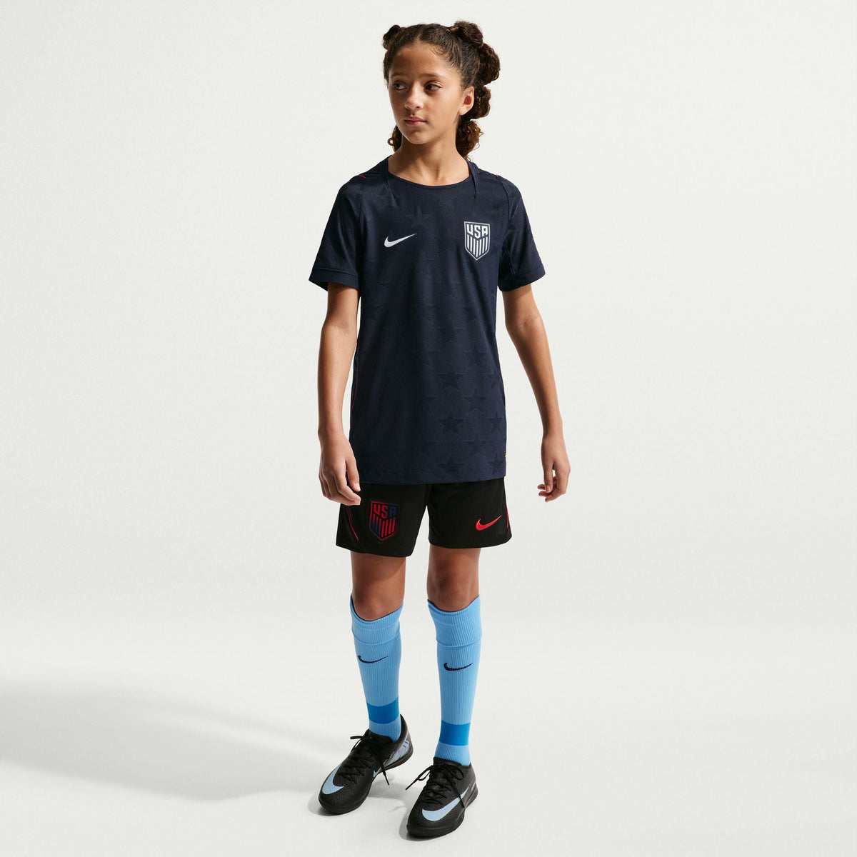 Nike USA 2026/27 Match Away Big Kids' Nike Aero-FIT Soccer Authentic Jersey product image 1, provided for visual reference