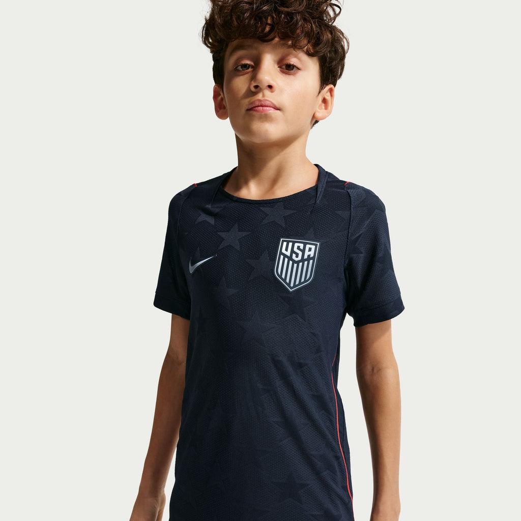 Nike USA 2026/27 Match Away Big Kids' Nike Aero-FIT Soccer Authentic Jersey product image 3, provided for visual reference