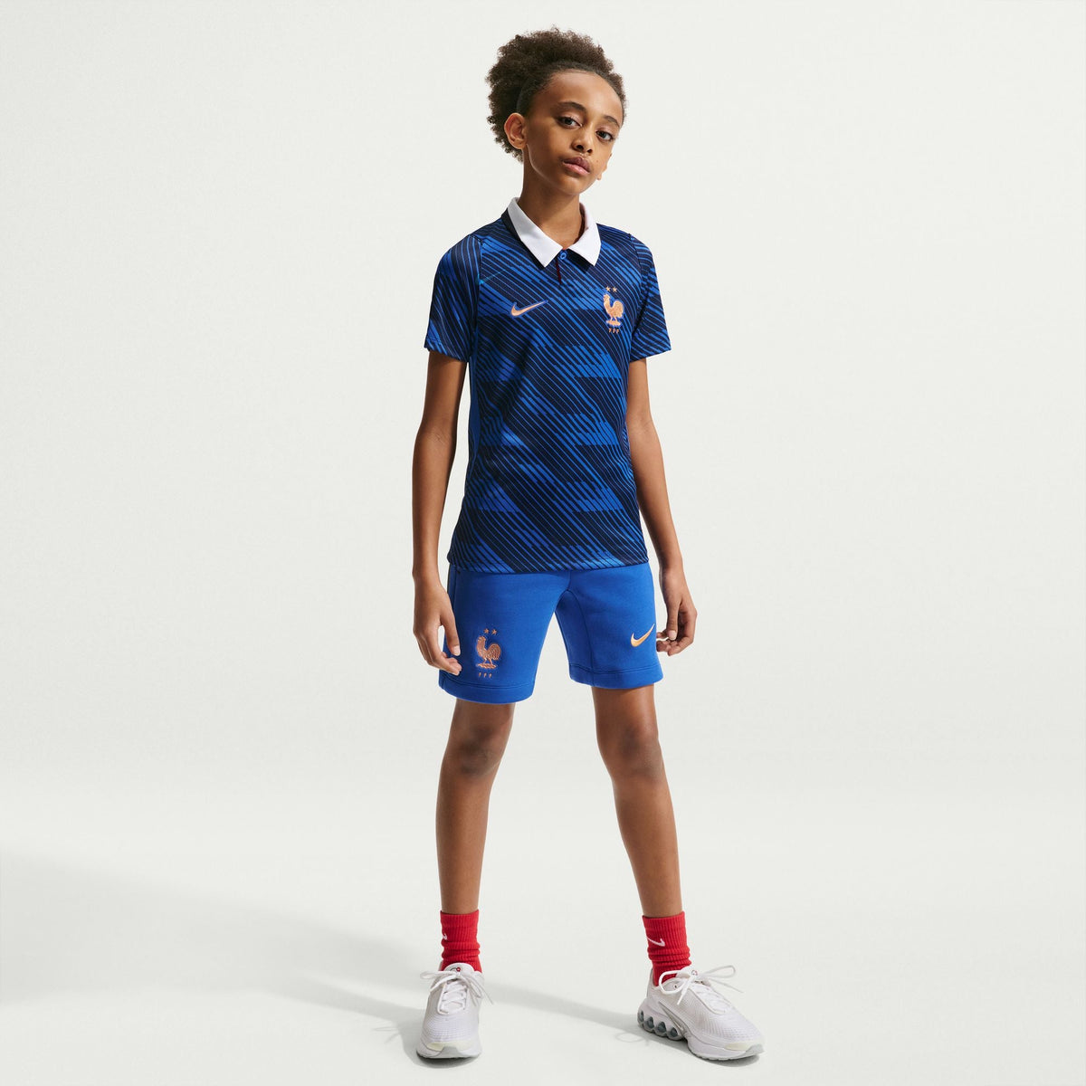 Nike France 2026 Stadium Home Big Kids' Dri-FIT Soccer Stadium Jersey product image 6, provided for visual reference and