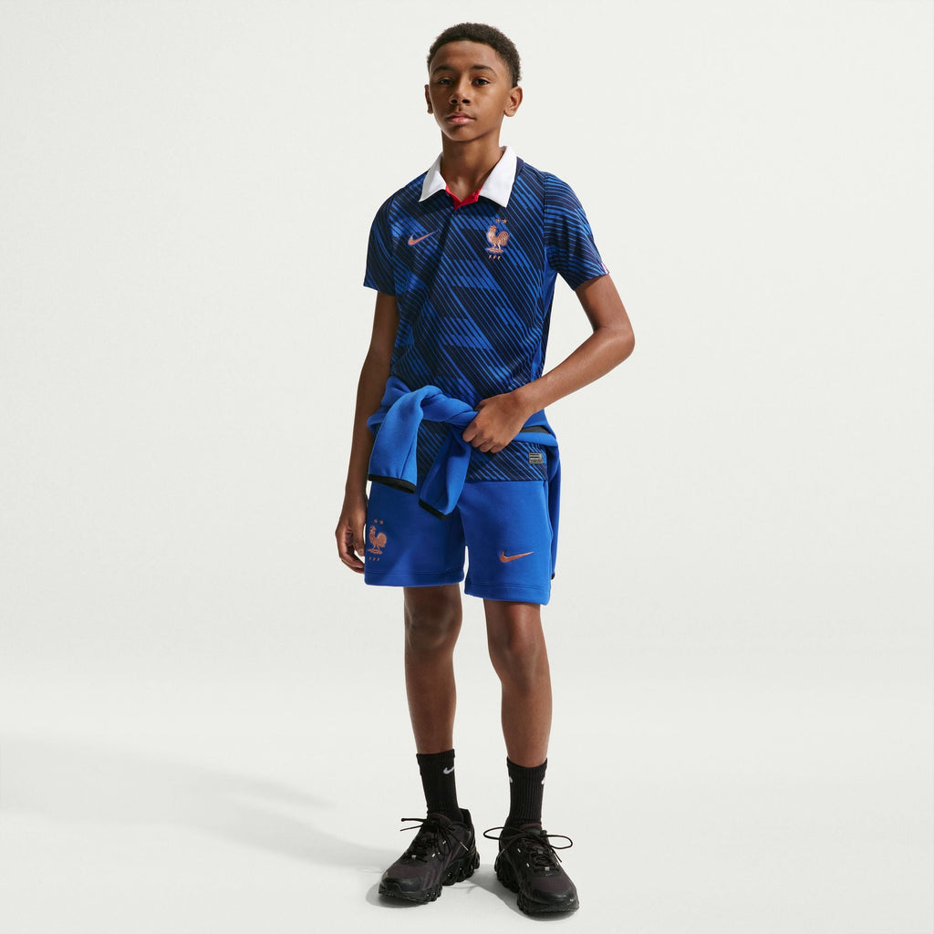 Nike France 2026 Stadium Home Big Kids' Dri-FIT Soccer Stadium Jersey product image 7, provided for visual reference and
