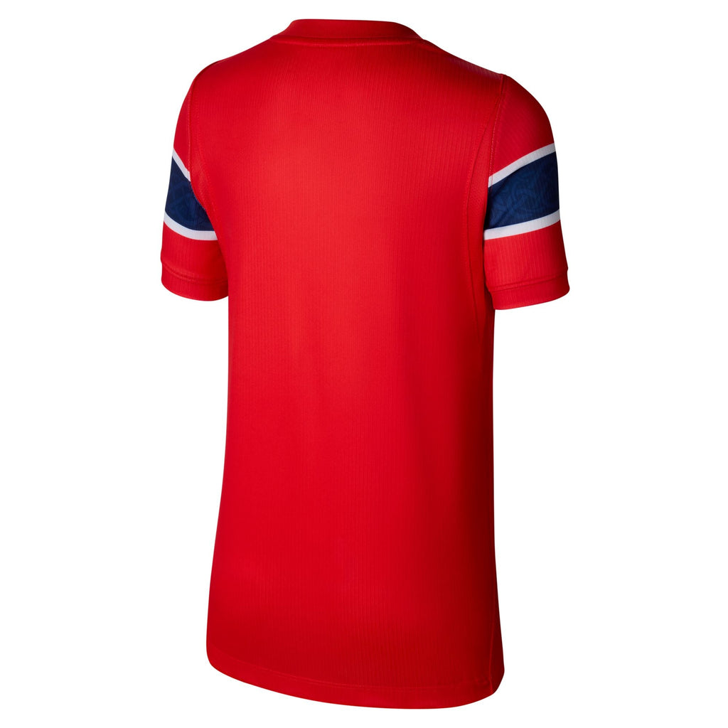 Nike Norway 2026 Stadium Home Big Kids' Nike Dri-FIT Soccer Replica Jersey product image 2, provided for visual reference