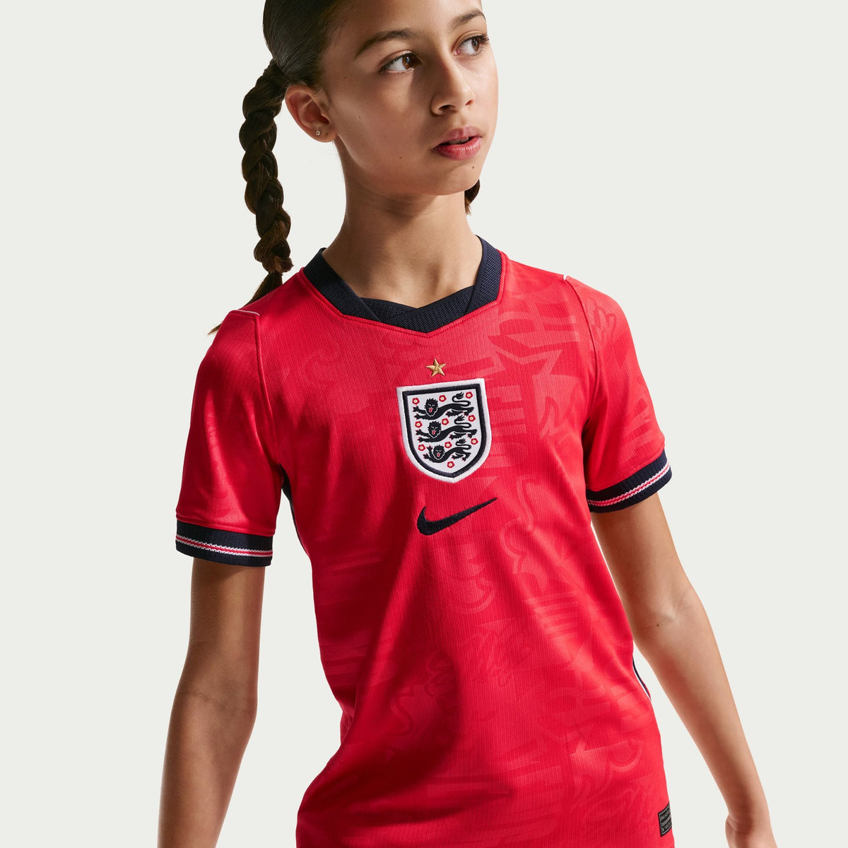Nike England 2026 Stadium Away Big Kids' Nike Dri-FIT Soccer Replica Jersey product image 6, provided for visual reference