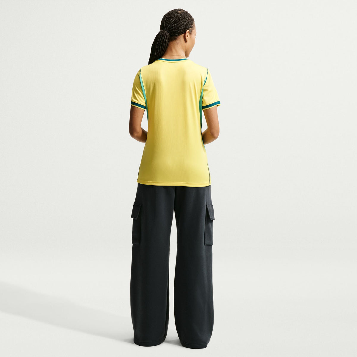 Nike Brazil 2026 Stadium Home Women Nike Dri-FIT Soccer Replica Jersey product image 2, provided for visual reference and