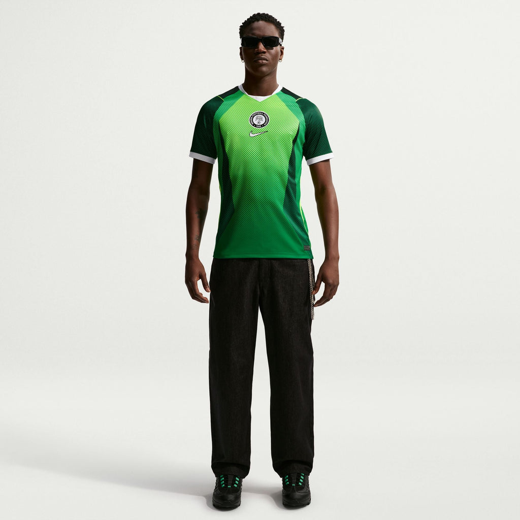 Nike Nigeria 2026 Stadium Home Men Nike Dri-FIT Soccer Short-Sleeve Jersey product image 1, provided for visual reference