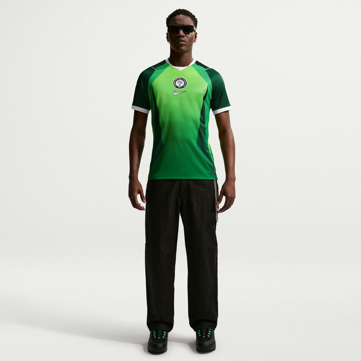 Nike Nigeria 2026 Stadium Home Men Nike Dri-FIT Soccer Short-Sleeve Jersey product image 1, provided for visual reference