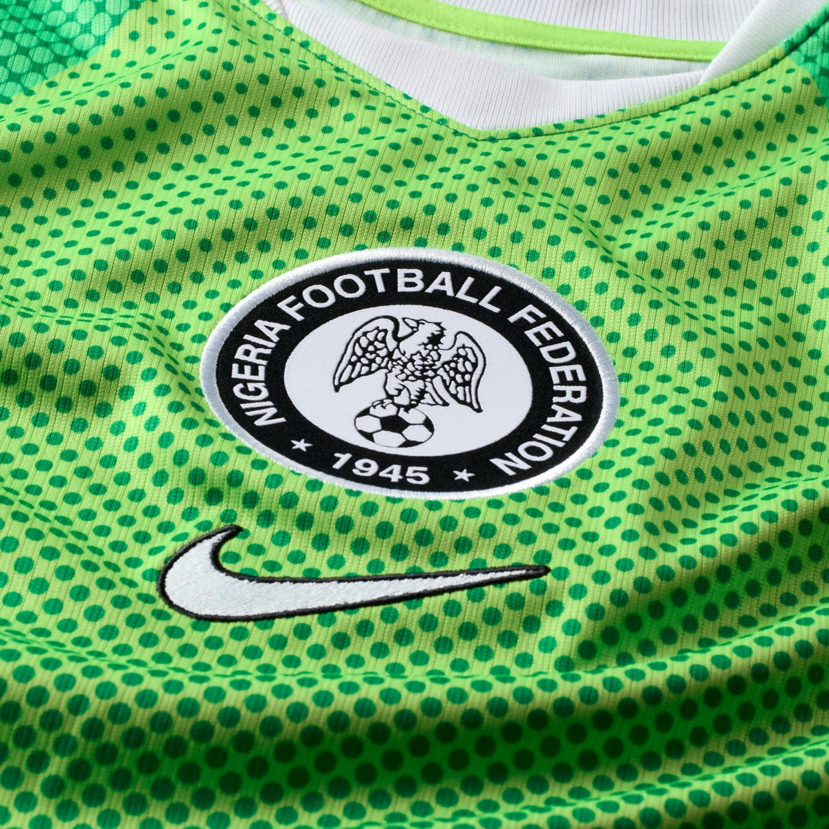 Nike Nigeria 2026 Stadium Home Men Nike Dri-FIT Soccer Short-Sleeve Jersey product image 3, provided for visual reference