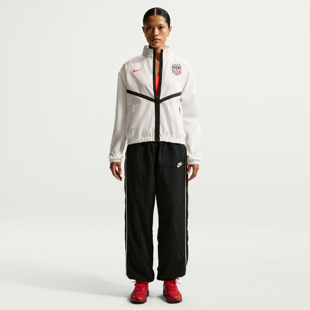Nike USMNT Women Nike Dri-FIT Soccer Anthem Jacket product image 1, provided for visual reference and product detail review