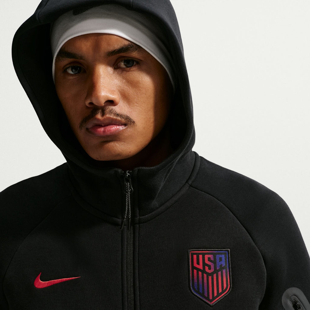 Nike USMNT Tech Fleece Windrunner Men Nike Soccer Full-Zip Hoodie product image 5, provided for visual reference and product