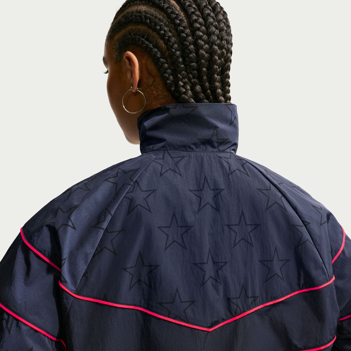 Nike USMNT Windrunner Women Nike Soccer UV Woven Jacket product image 4, provided for visual reference and product detail