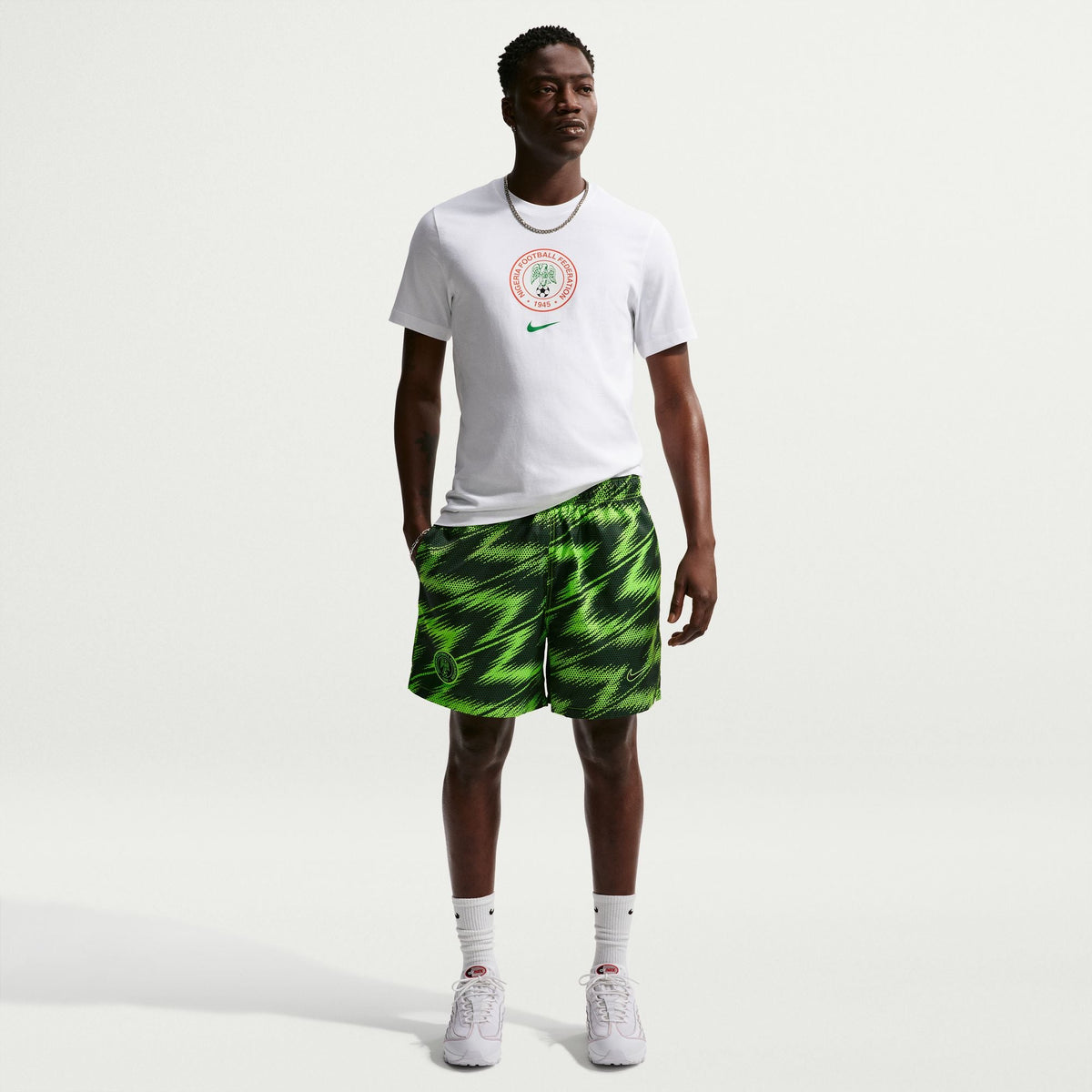 Nike Nigeria Club Men Nike Soccer Flow Shorts product image 1, provided for visual reference and product detail review