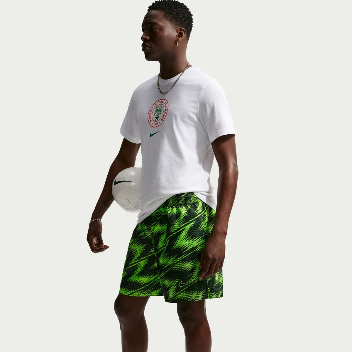 Nike Nigeria Club Men Nike Soccer Flow Shorts product image 3, provided for visual reference and product detail review