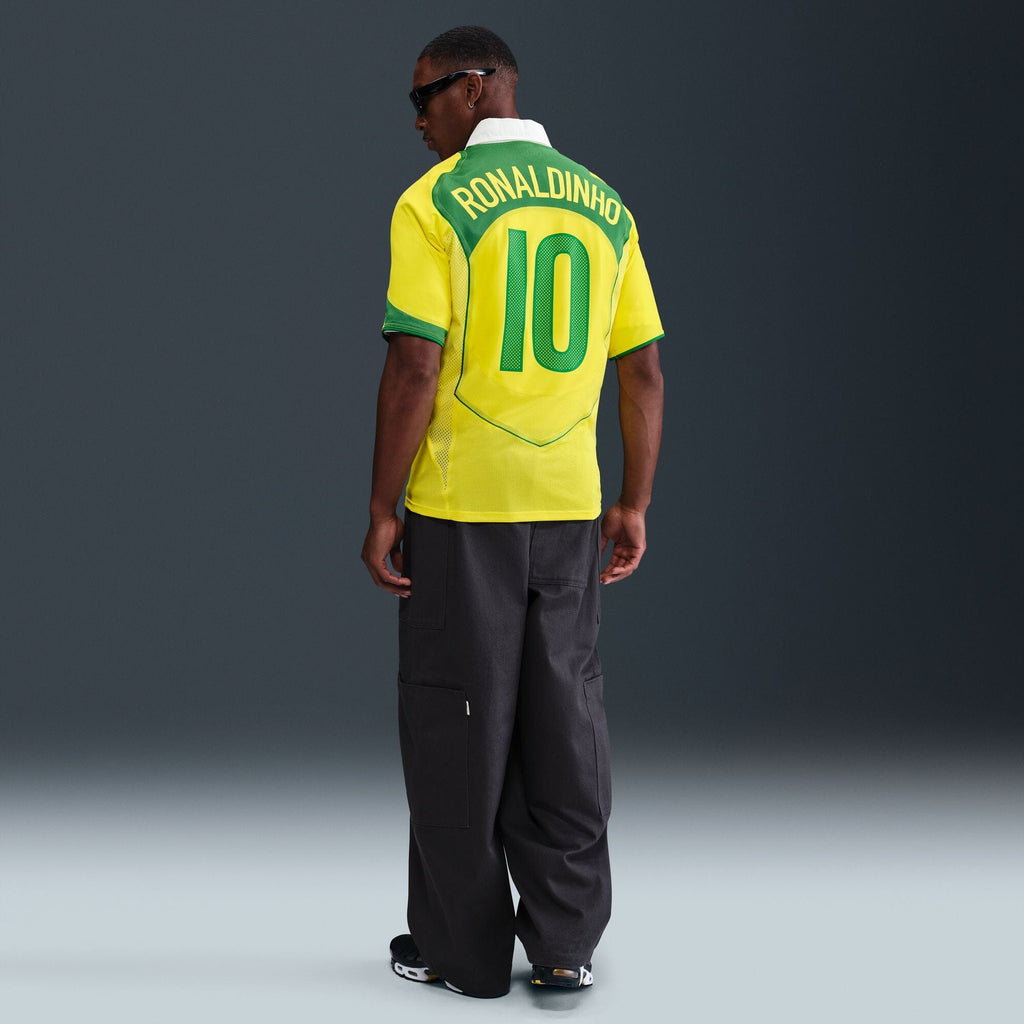 Nike Brazil 2004 Ronaldinho Total 90 Reissue Men’s Jersey product image 5, provided for visual reference and product detail
