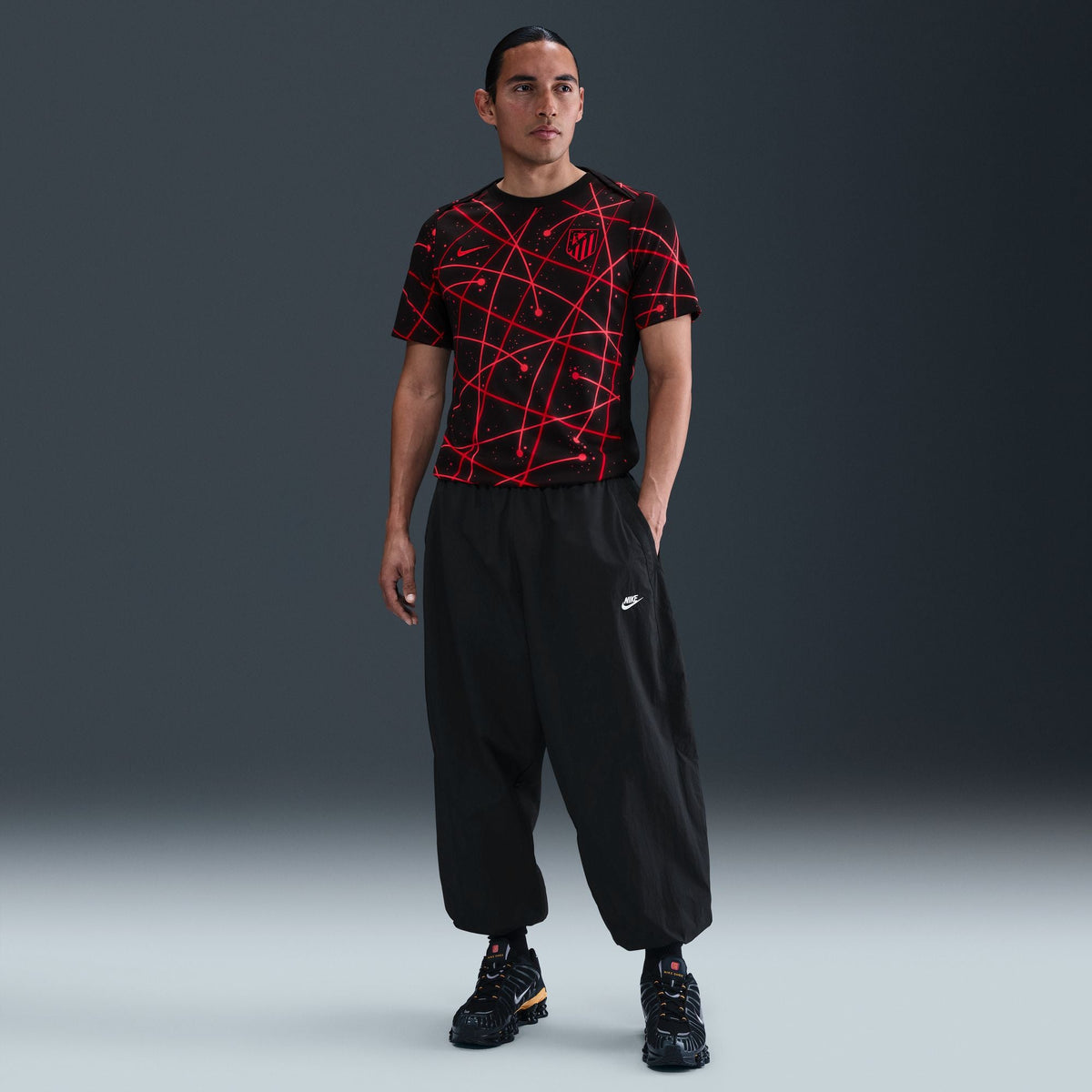 Nike Atletico Madrid Academy Pro Men Dri-FIT Soccer CWC Pre-Match Short-Sleeve Top product image 1, provided for visual