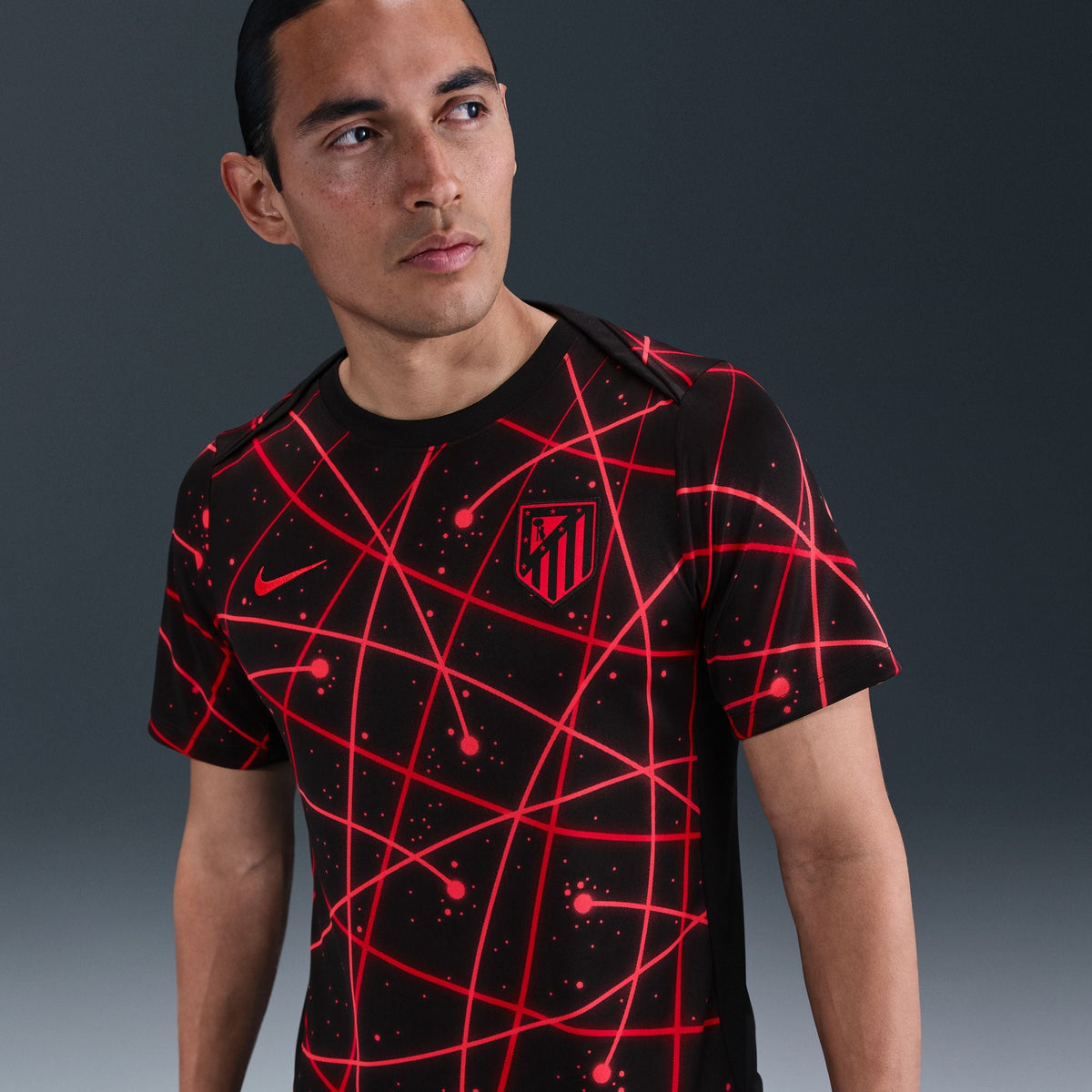 Nike Atletico Madrid Academy Pro Men Dri-FIT Soccer CWC Pre-Match Short-Sleeve Top product image 3, provided for visual