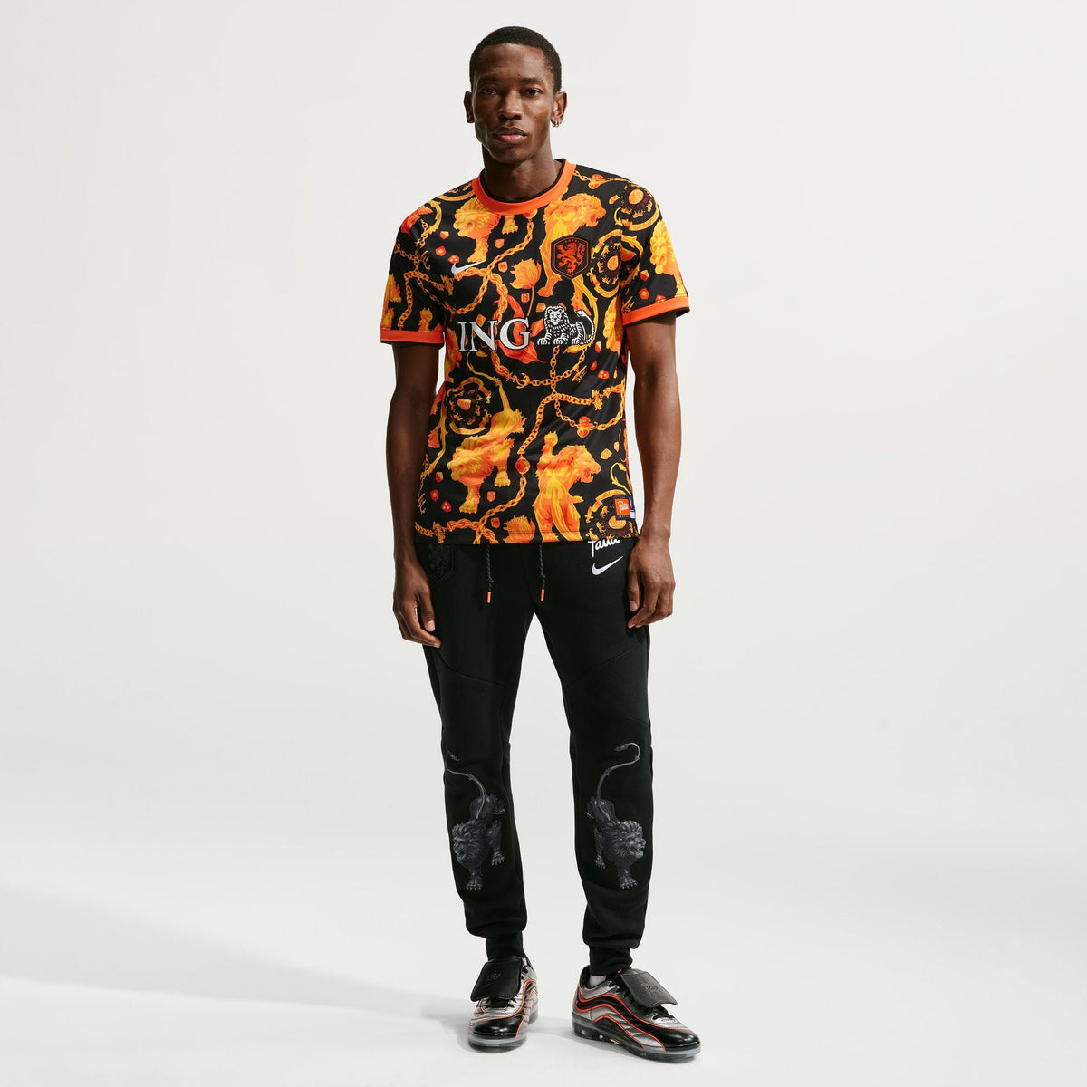 Nike Netherlands x Patta Men Academy Pro Short-Sleeve Soccer Top product image 1, provided for visual reference and product