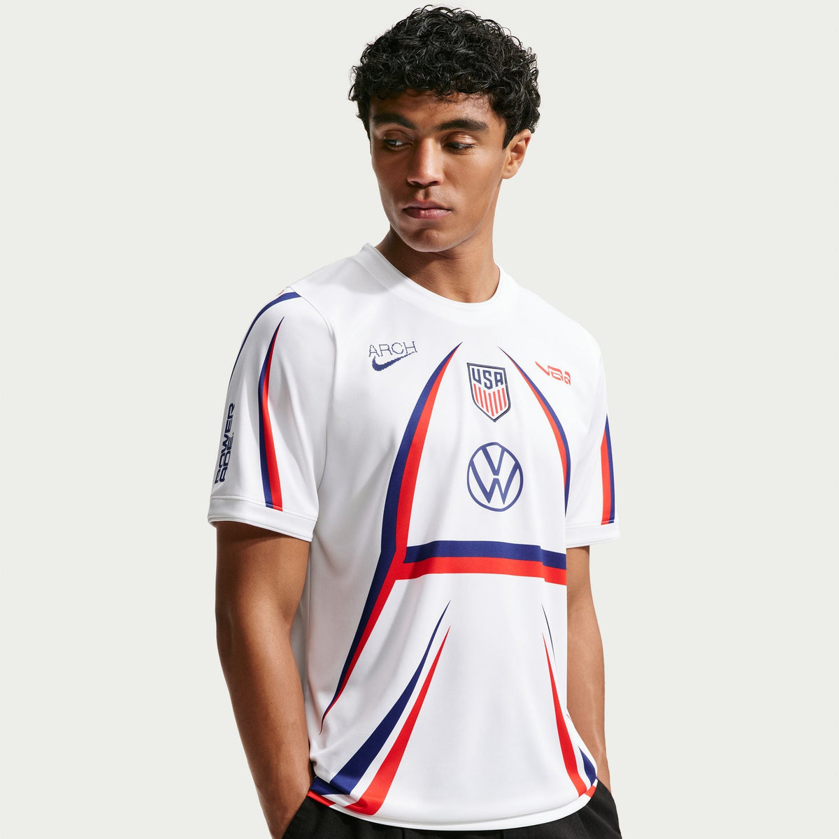 Nike USA x V.A.A. Men Academy Pro Short-Sleeve Soccer Top product image 3, provided for visual reference and product detail