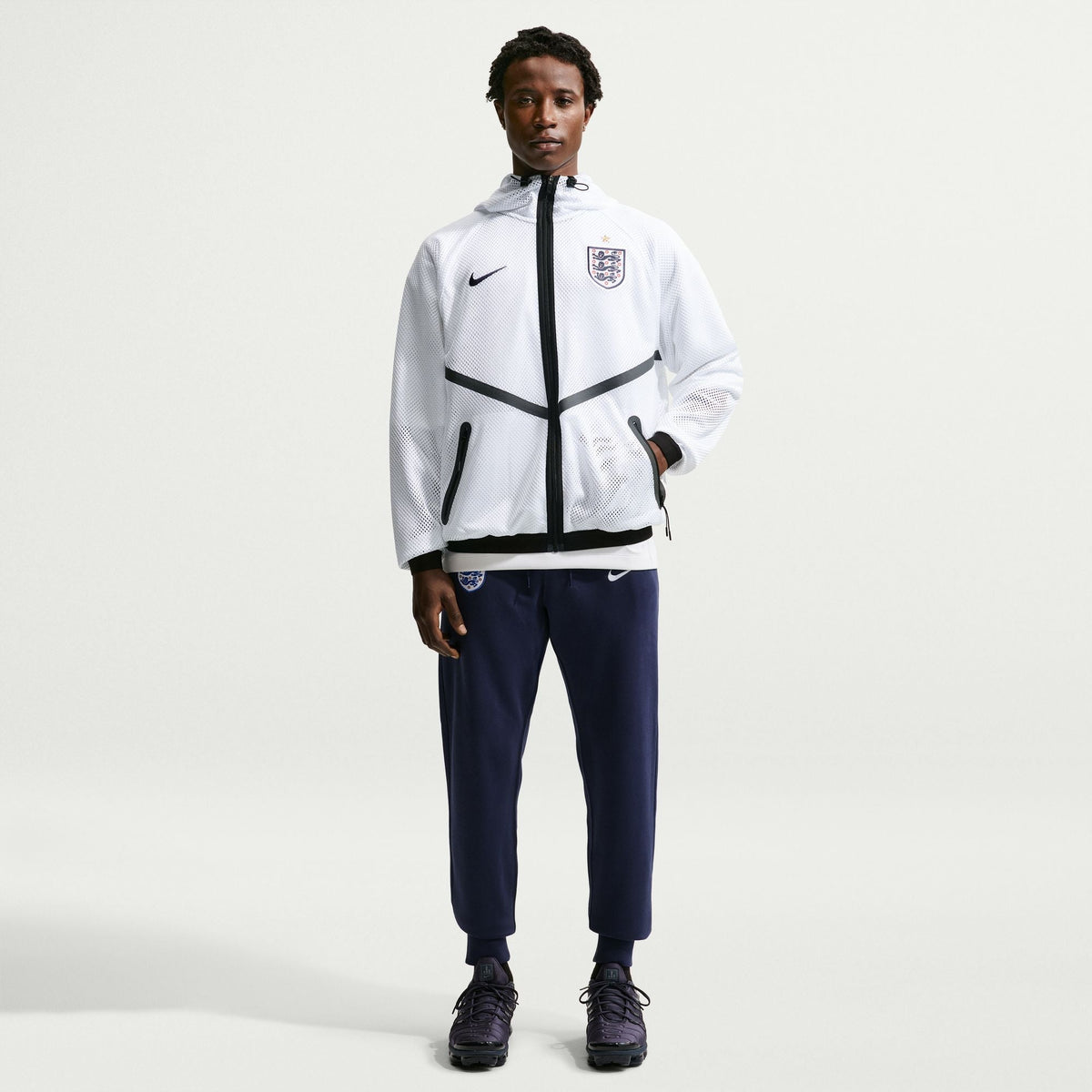 Nike England Men Nike Dri-FIT Soccer Anthem Jacket product image 1, provided for visual reference and product detail review