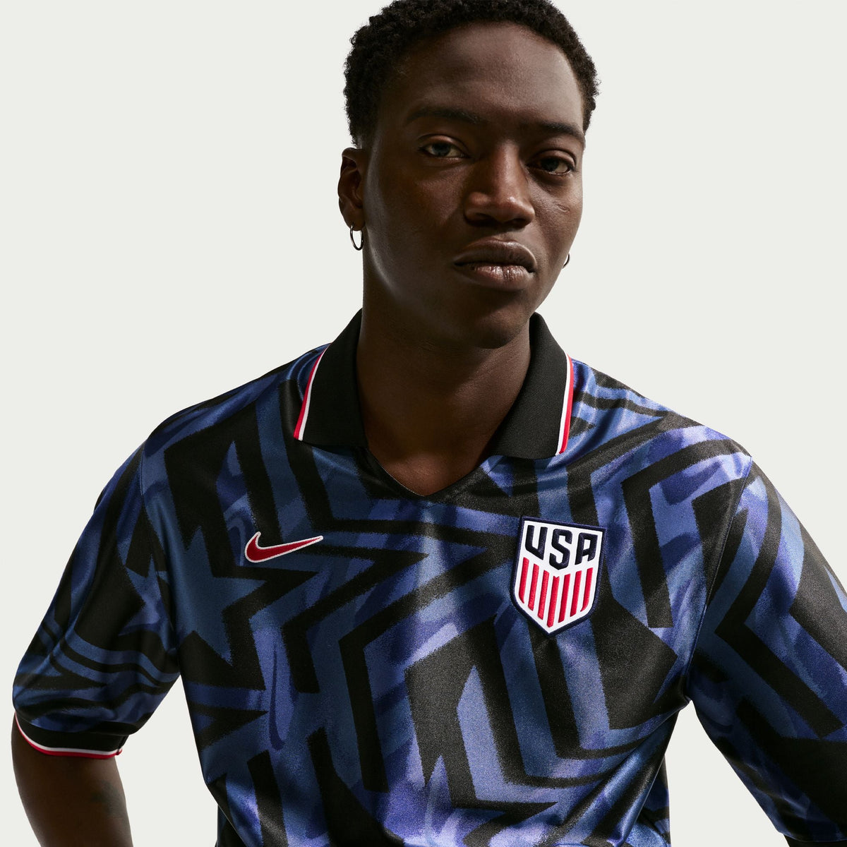 Nike USMNT Energy Men Nike Dri-FIT Short-Sleeve Soccer Top product image 3, provided for visual reference and product detail