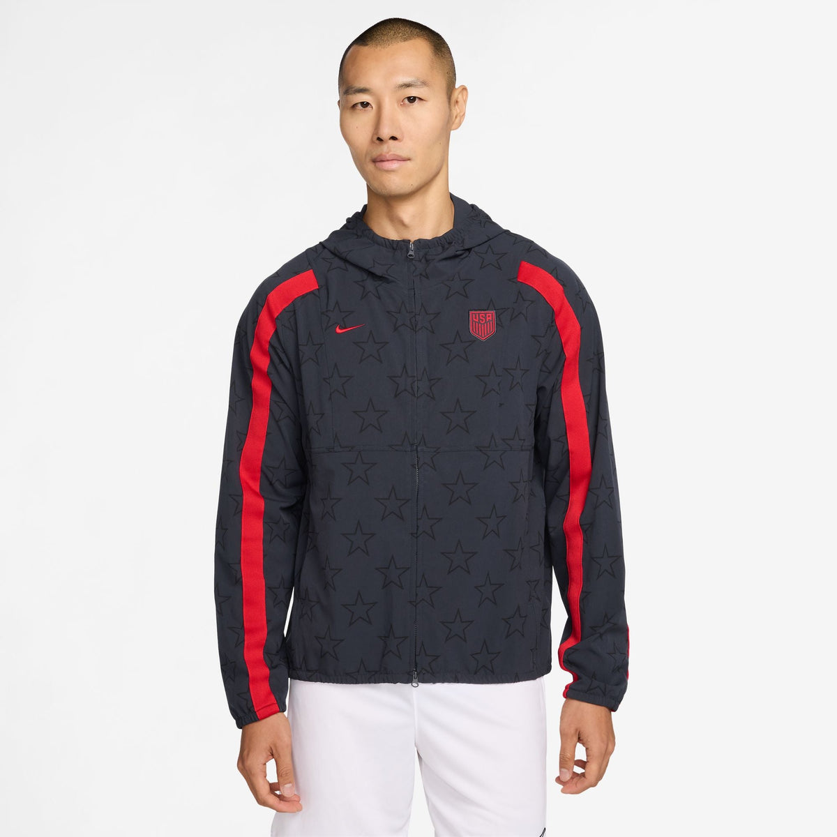 Nike USMNT Energy Men Nike Dri-FIT Soccer Woven Jacket product image 1, provided for visual reference and product detail