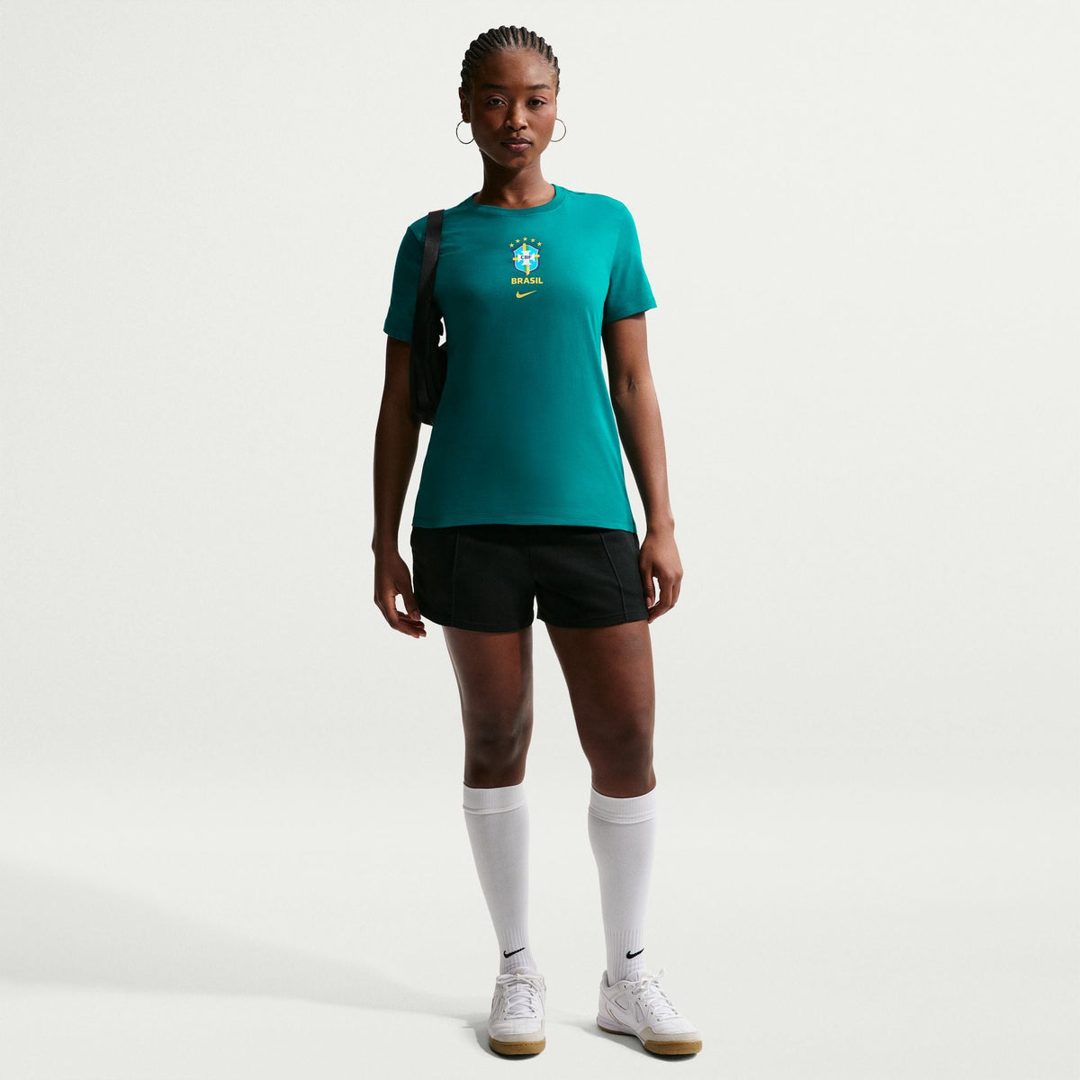 Nike Brazil Women Nike Soccer T-Shirt product image 1, provided for visual reference and product detail review