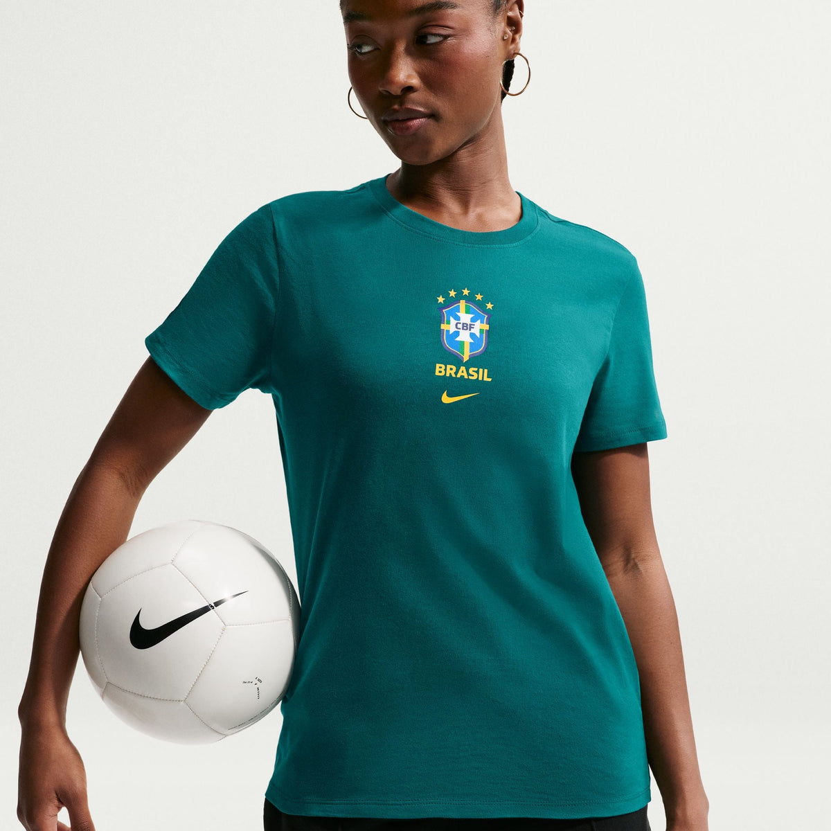 Nike Brazil Women Nike Soccer T-Shirt product image 3, provided for visual reference and product detail review