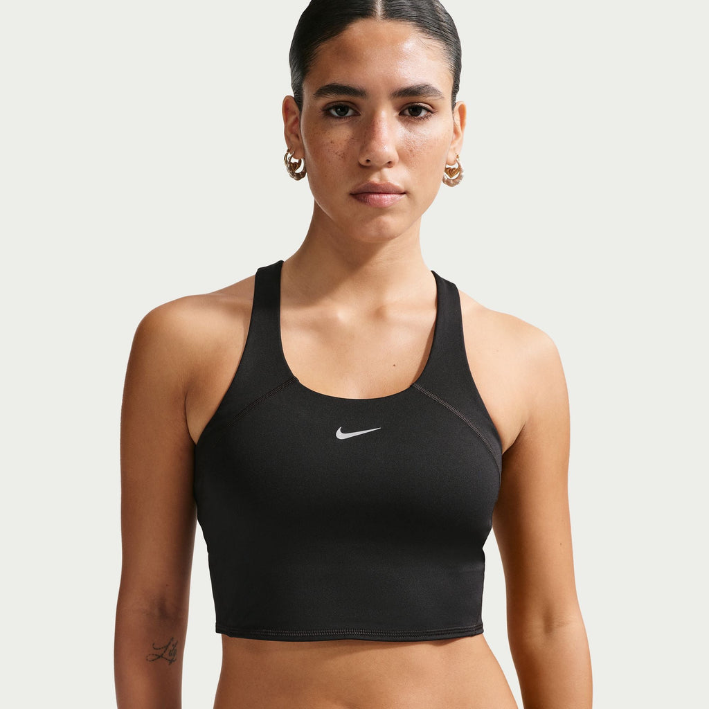 Nike Tempo Women Medium-Support Cropped Sports Bra Tank product image 3, provided for visual reference and product detail